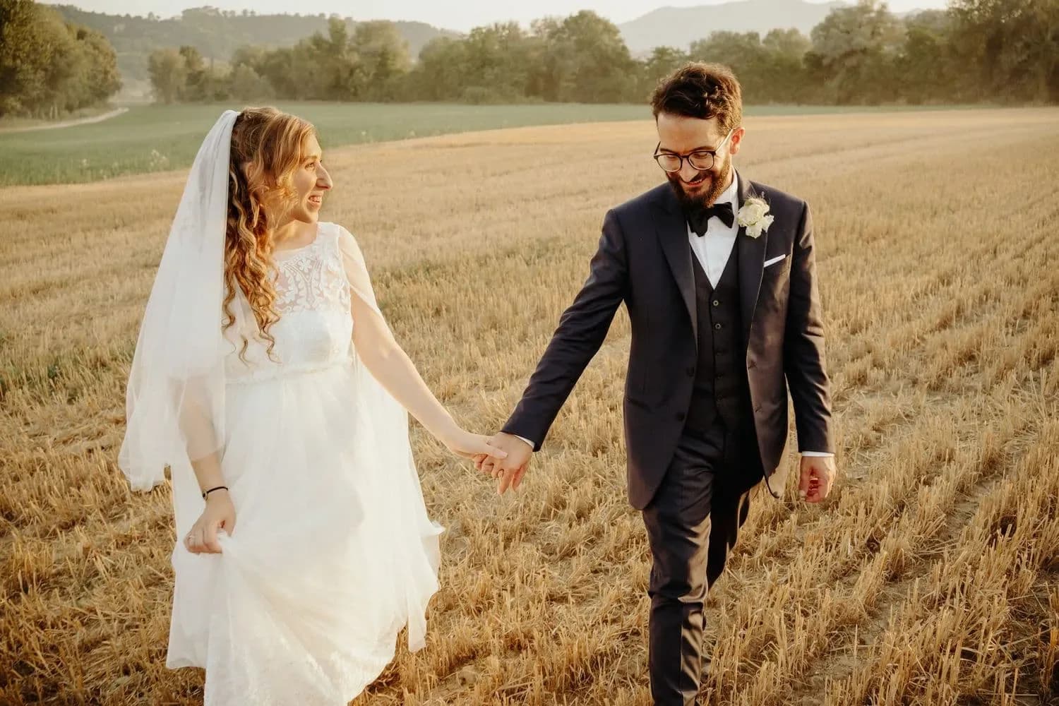 Carmen & Emanuele timeless elegance at the Abbey of Sant’Andrea