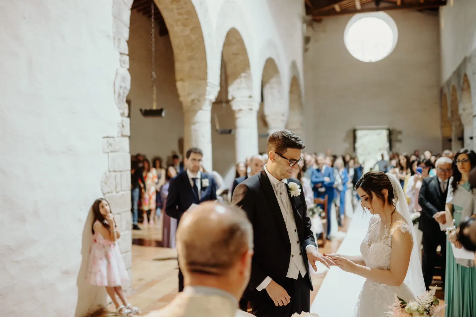 Martina daniele church ceremony guests san nicolo