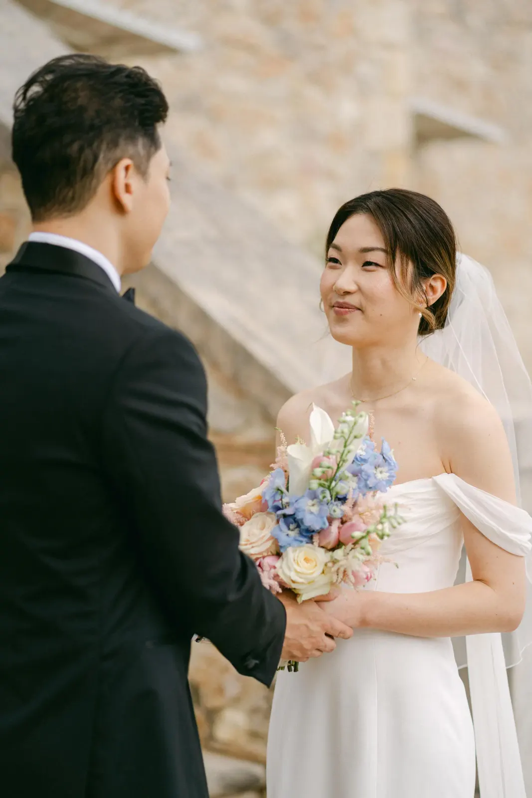 Audrey james intimate ceremony moment
