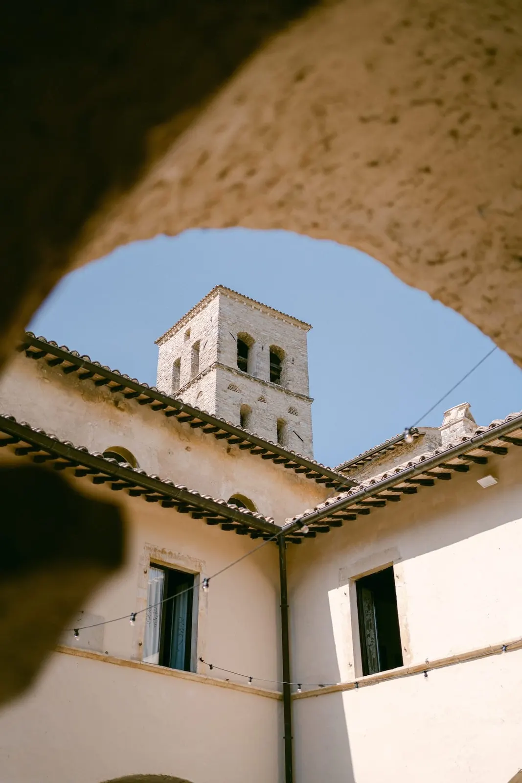 San pietro valle abbey architecture wedding venue