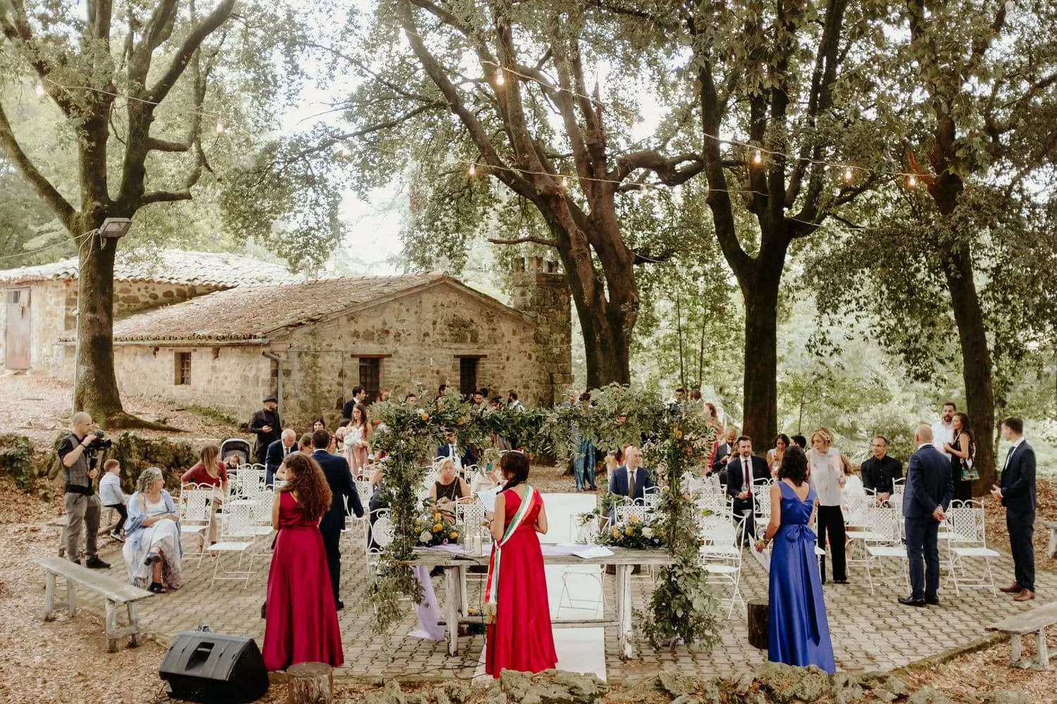 Borgo san faustino villa laura wedding party outdoor