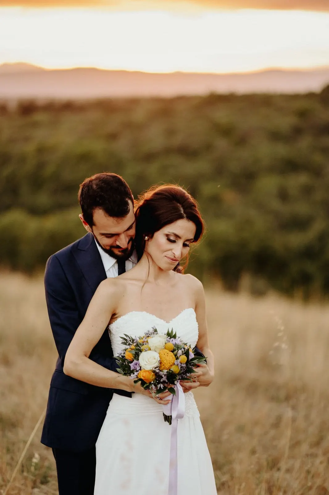 Borgo san faustino villa laura bride countryside portrait